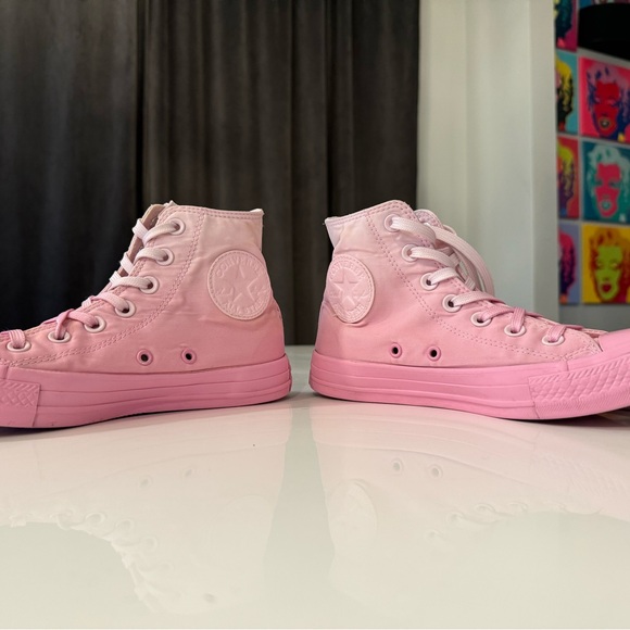 Pink ombre converse - Picture 3 of 7
